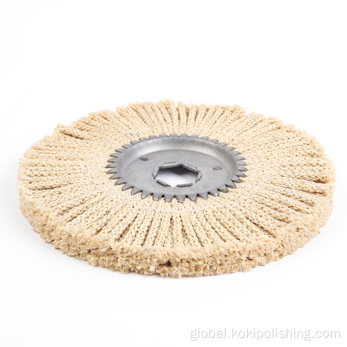 Sisal Polishing Wheel White Eight Strand Sisal wheel Factory